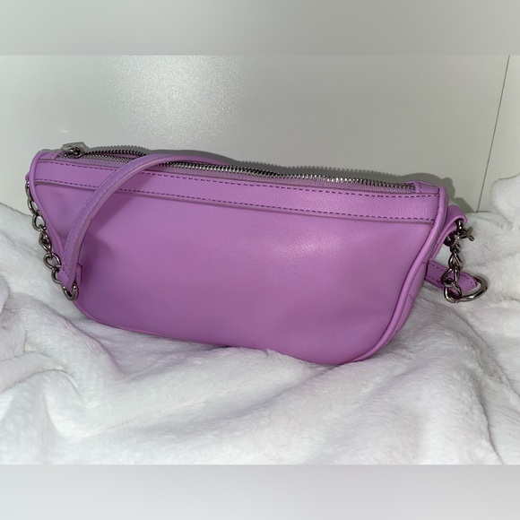 Juicy Couture Purple Quilted Heart Shoulder Bag - Picture 3 of 5